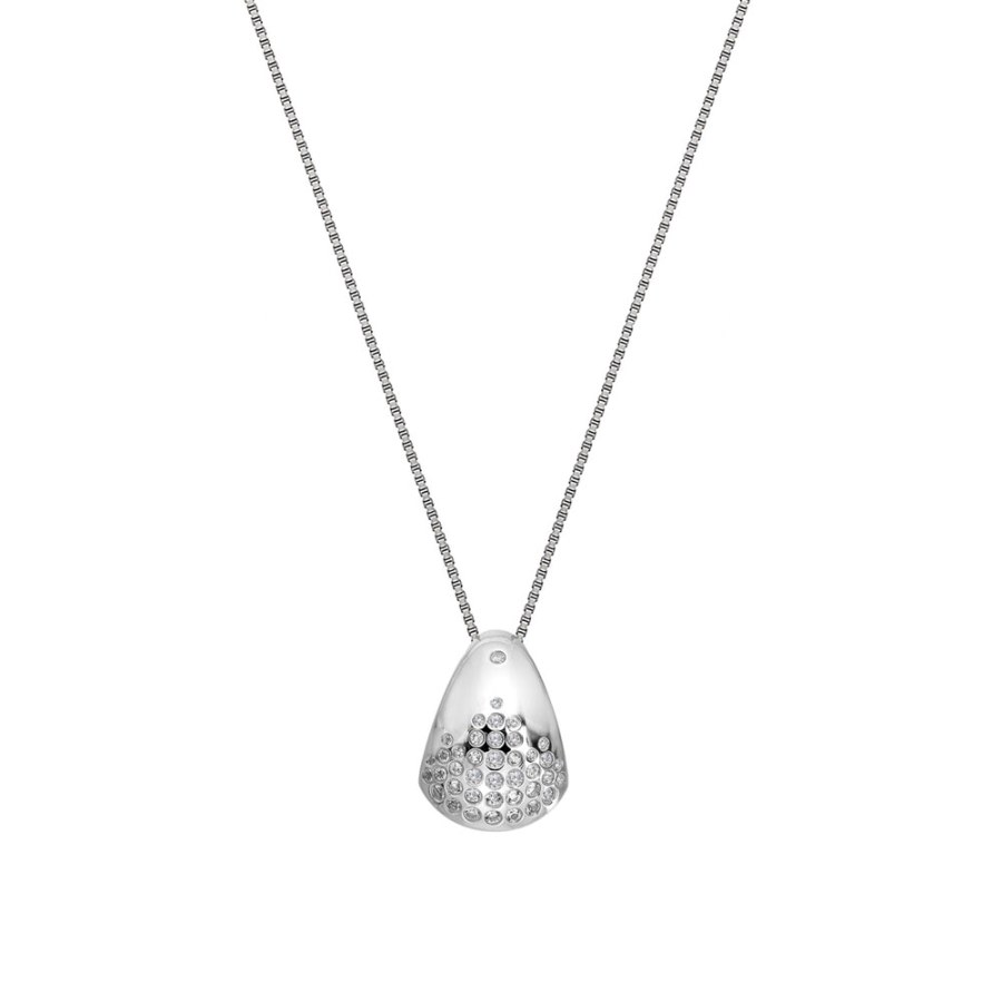 Hot Diamonds Luxusní stříbrný náhrdelník s diamantem a topazy Spritz DP1082 Hot Diamonds Luxusní stříbrný náhrdelník s diamantem a topazy Spritz DP1082 - Náhrdelníky