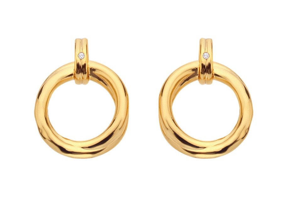 Hot Diamonds Pozlacené visací náušnice s diamanty Jac Jossa Soul DE813 Hot Diamonds Pozlacené visací náušnice s diamanty Jac Jossa Soul DE813 - Náušnice Visací náušnice