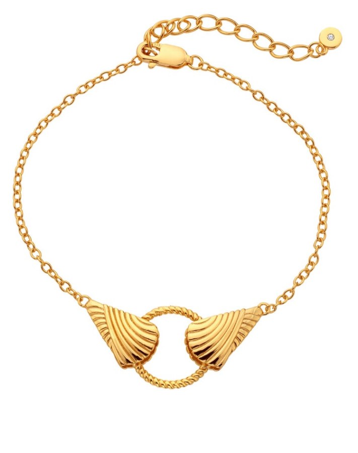 Hot Diamonds Pozlacený náramek s pravým diamantem Golden Edit Hope DL705 Hot Diamonds Pozlacený náramek s pravým diamantem Golden Edit Hope DL705 - Náramky Náramky se symboly