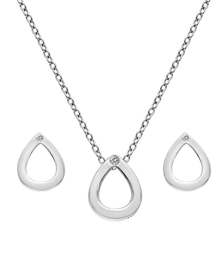 Hot Diamonds Sada stříbrných šperků Amulets SS135 (náhrdelník, náušnice) - Sety šperků Soupravy šperků