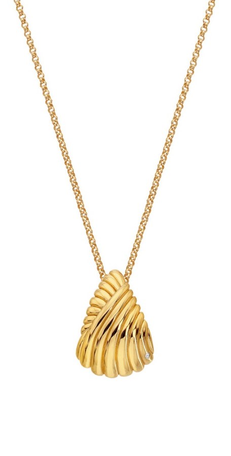Hot Diamonds Slušivý pozlacený náhrdelník s diamantem Golden Edit Hope DP1084 Hot Diamonds Slušivý pozlacený náhrdelník s diamantem Golden Edit Hope DP1084 - Náhrdelníky