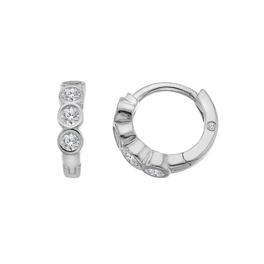 Hot Diamonds Stříbrné náušnice s&nbsp;topazy Tender DE871 - Náušnice Kruhy