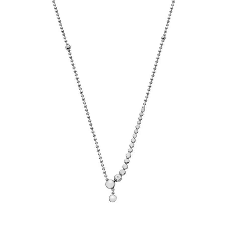 Hot Diamonds Stříbrný náhrdelník s diamantem Linked DN217 Hot Diamonds Stříbrný náhrdelník s diamantem Linked DN217 - Náhrdelníky