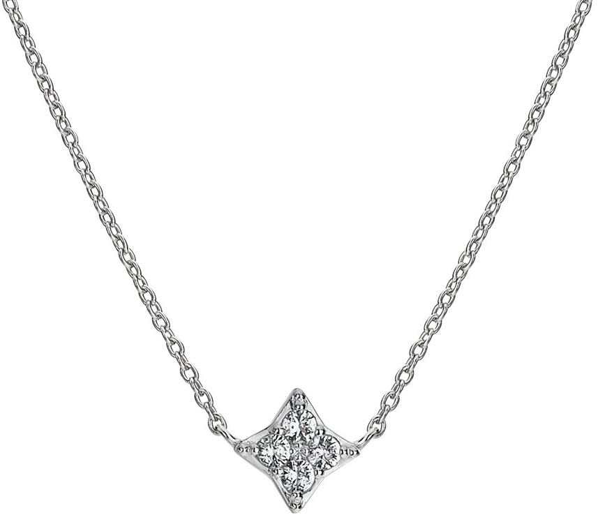 Hot Diamonds Stříbrný náhrdelník s diamantem Stellar DN174 - Náhrdelníky