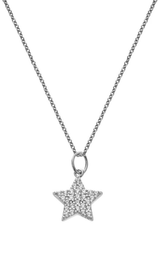 Hot Diamonds Stříbrný náhrdelník Silver Whisper SWP002 (řetízek, přívěsek) - Náhrdelníky Náhrdelníky s&nbsp;kameny