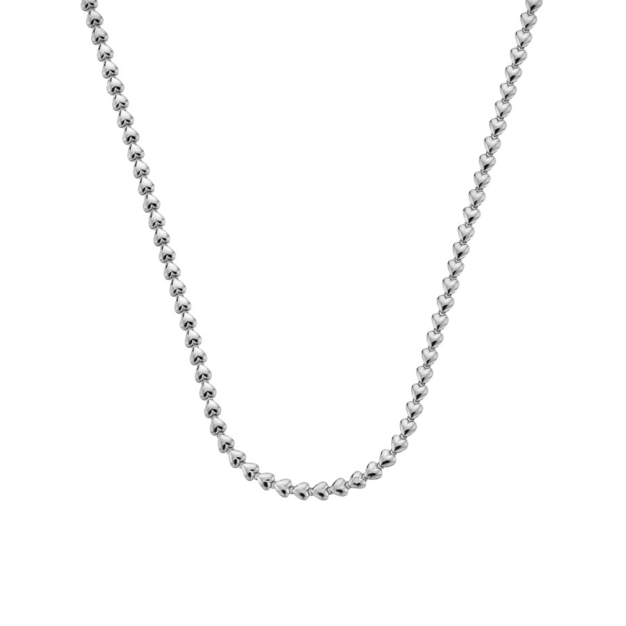Hot Diamonds Stříbrný náhrdelník se srdíčky Serenity DN226