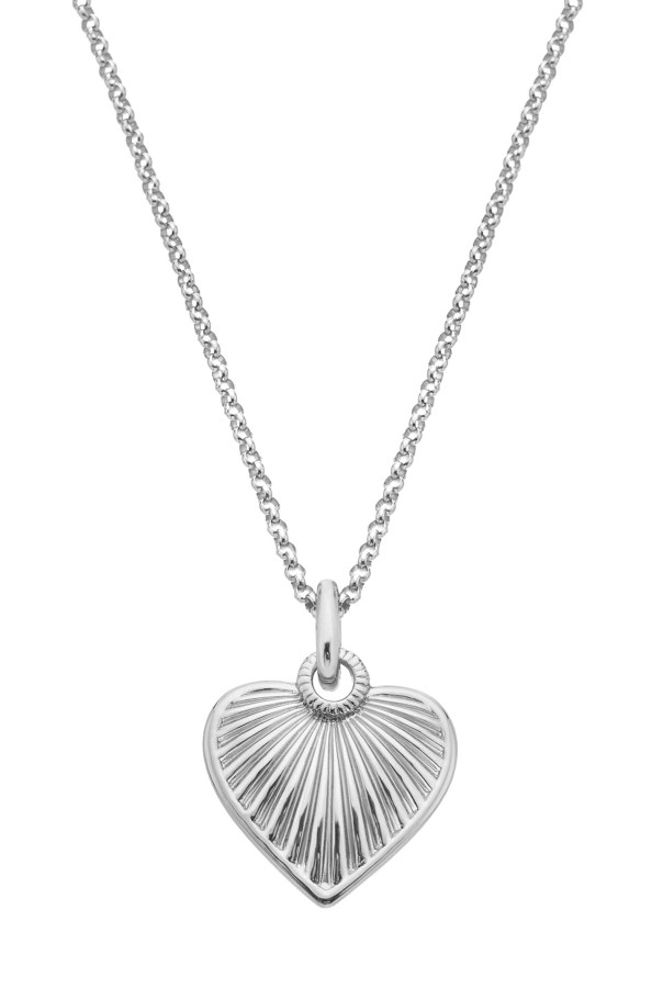 Hot Diamonds Stříbrný srdíčkový náhrdelník s diamantem Essence DP1029 (řetízek, přívěsek) Hot Diamonds Stříbrný srdíčkový náhrdelník s diamantem Essence DP1029 (řetízek, přívěsek) - Náhrdelníky