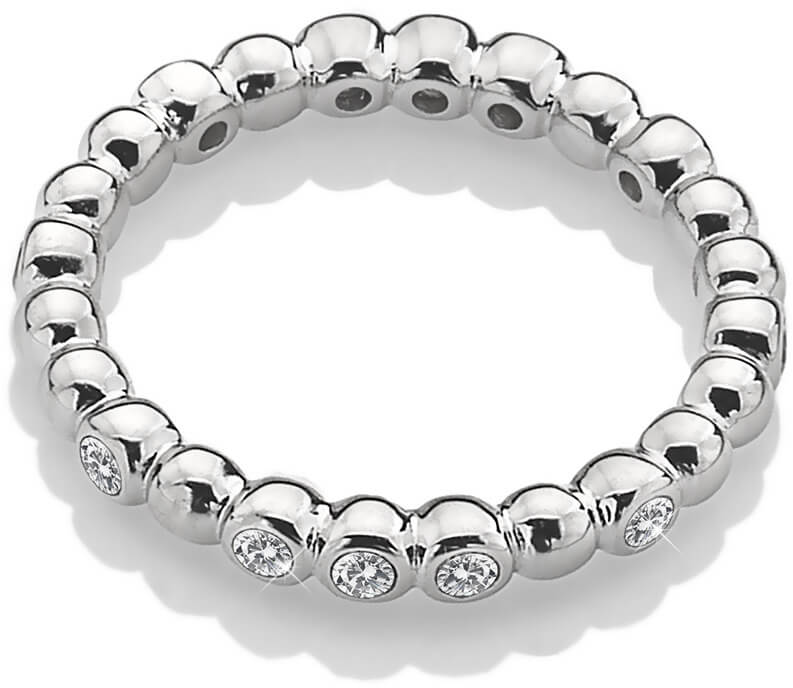 Hot Diamonds Třpytivý stříbrný prsten Emozioni ER024 56 mm - Prsteny Prsteny s kamínkem