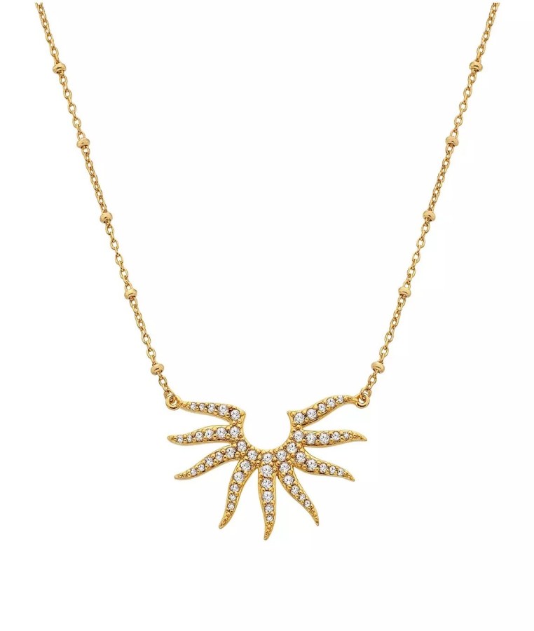 Hot Diamonds Výrazný náhrdelník s&nbsp;diamanty Slunce SOL DN237 - Náhrdelníky Náhrdelníky s&nbsp;kameny