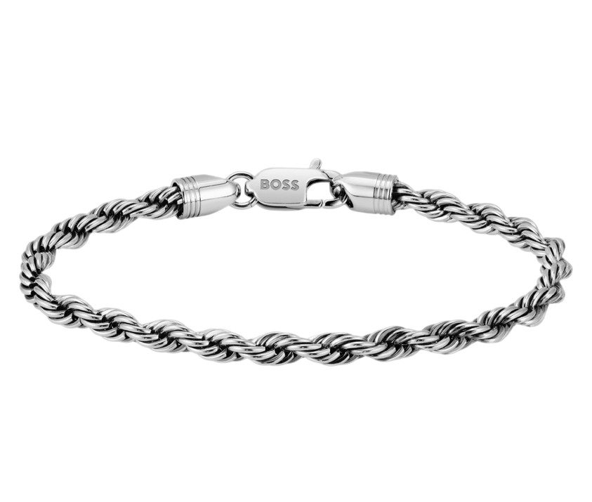 Hugo Boss Elegantní pánský náramek z oceli Valis Myles 1580809 19 cm