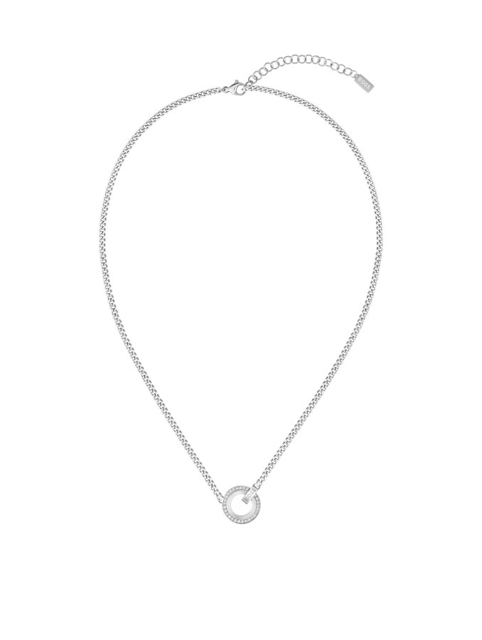 Hugo Boss Krásný ocelový náhrdelník se zirkony 1580541 - Náhrdelníky