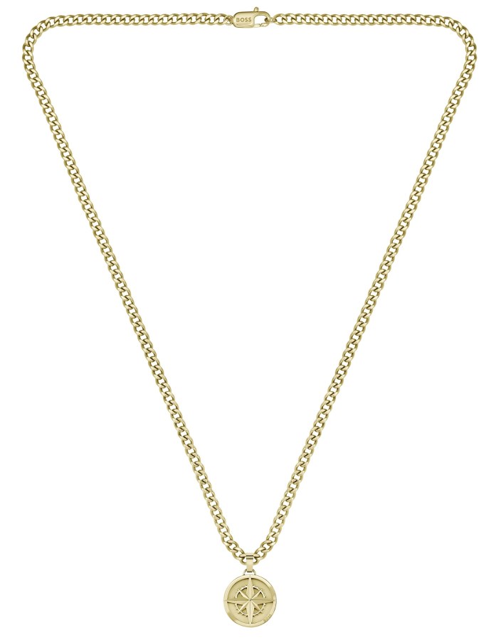 Hugo Boss Nadčasový pánský pozlacený náhrdelník 1580549 - Náhrdelníky