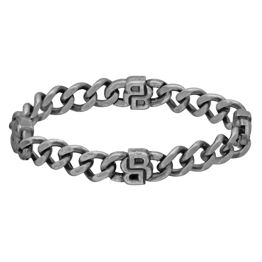 Hugo Boss Ocelový pánský náramek Double B 1580742 19 cm - Náramky Řetízkové náramky