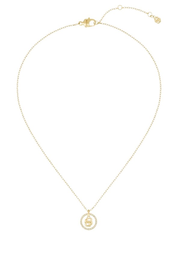 Hugo Boss Pozlacený náhrdelník pro ženy Double B 1580837