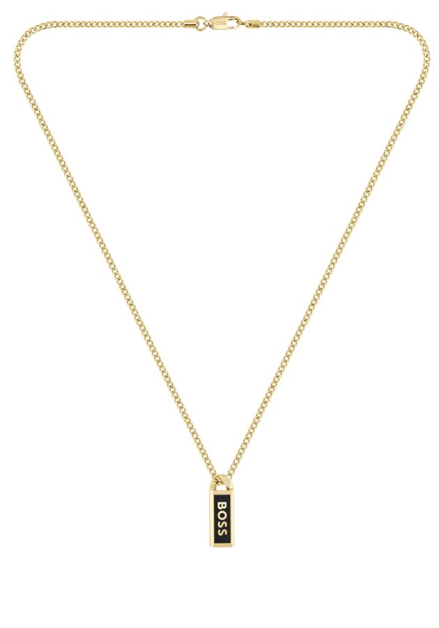 Hugo Boss Pozlacený pánský náhrdelník Kassy Emblem 1580678 Hugo Boss Pozlacený pánský náhrdelník Kassy Emblem 1580678 - Náhrdelníky