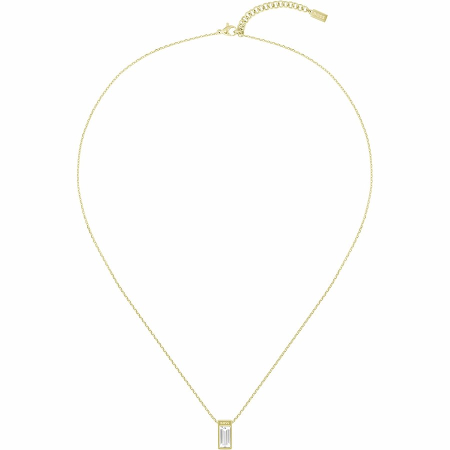 Hugo Boss Půvabný pozlacený náhrdelník Clia 1580409 - Náhrdelníky