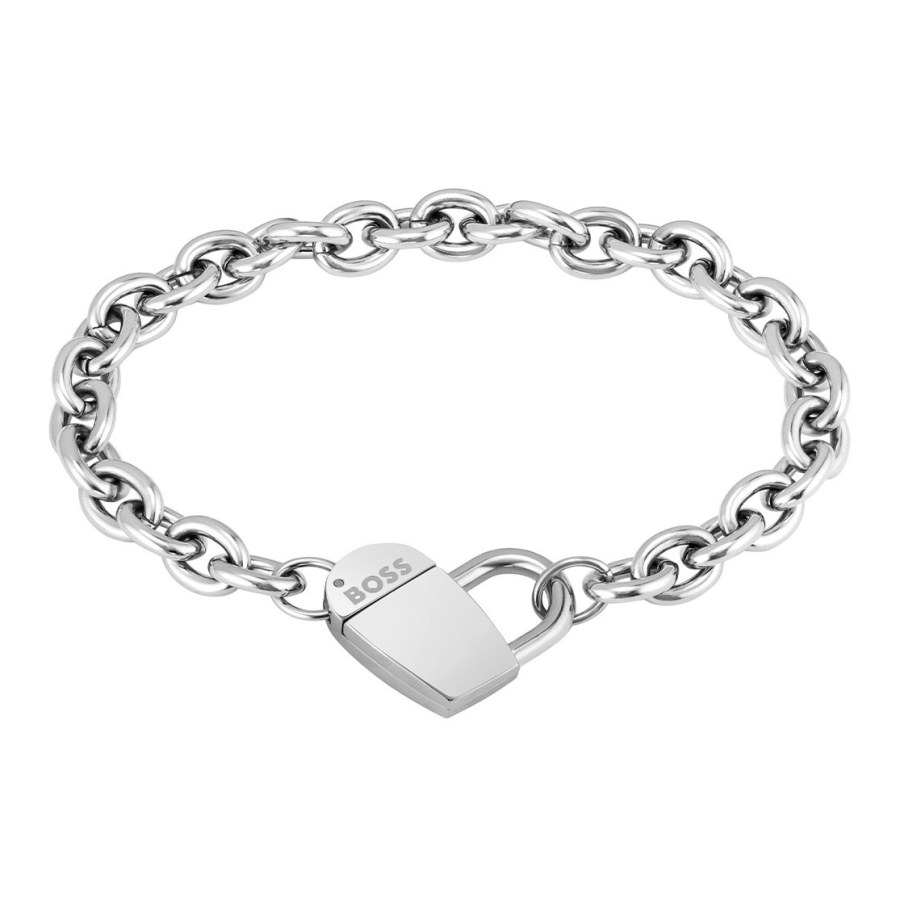 Hugo Boss Romantický dámský náramek z oceli Dinya 1580418 Hugo Boss Romantický dámský náramek z oceli Dinya 1580418 - Náramky Náramky s přívěsky