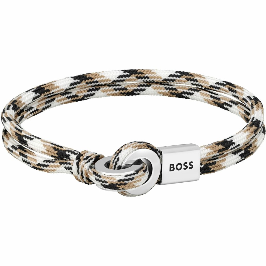 Hugo Boss Stylový textilní náramek Sport 1580471 19 cm - Náramky Textilní náramky