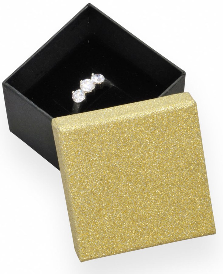 JK Box Dárková krabička na náušnice a prsten MG-1/AU - Dárkové krabičky na šperky Krabičky na šperky Krabičky na šperky - malé