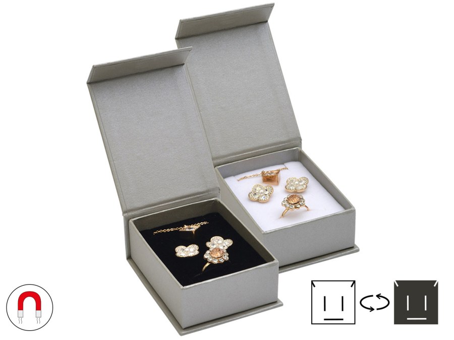 JK Box Dárková krabička na malou sadu šperků VG-6/AG - Dárkové krabičky na šperky Krabičky na šperky Krabičky na šperky - velké