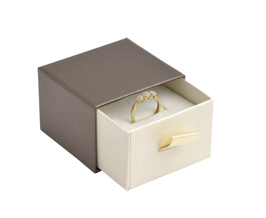 JK Box Elegantní dárková krabička na prsten DE-3/A21/A20 - Prsteny Zásnubní prsteny