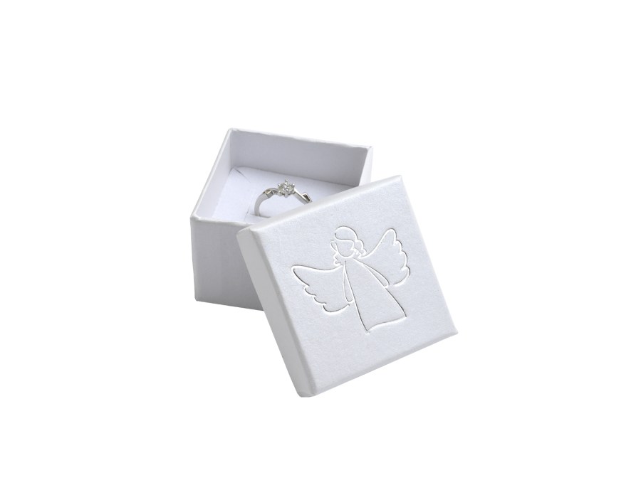JK Box Něžná dárková krabička s andělíčkem AN-3/A1/AG - Dárkové krabičky na šperky Krabičky na šperky Krabičky na šperky - malé