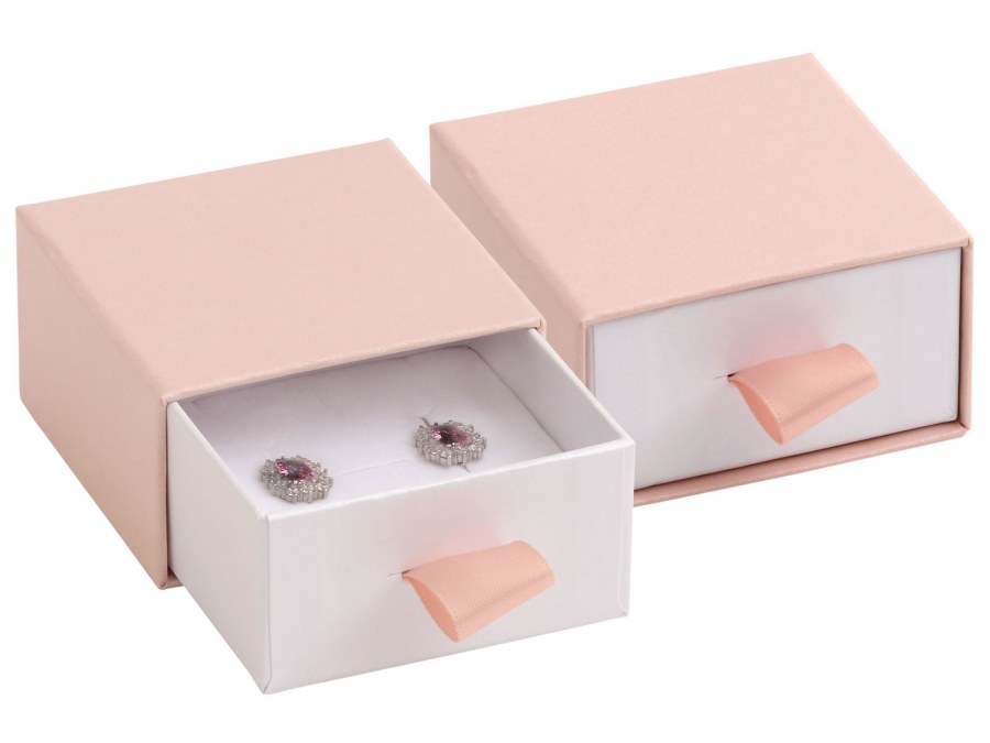 JK Box Pudrově růžová dárková krabička na soupravu šperků DE-4/A5/A1 - Dárkové krabičky na šperky Krabičky na šperky Krabičky na šperky - velké