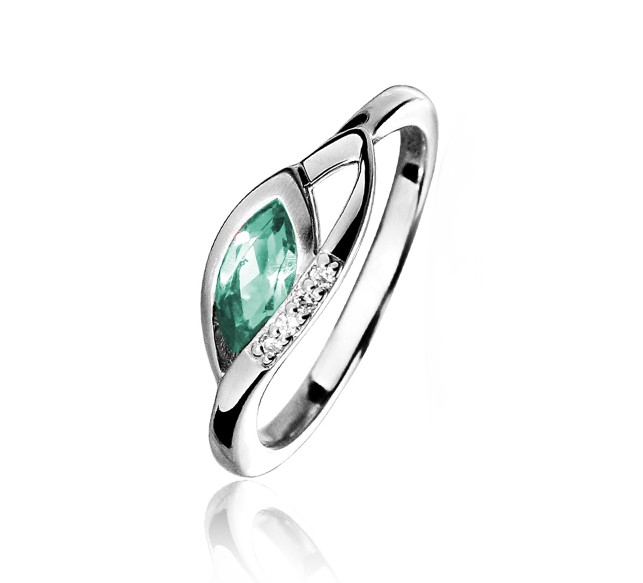 JVD Elegantní stříbrný prsten se zirkony SVLR0059SH8Z4 57 mm - Prsteny Prsteny s kamínkem