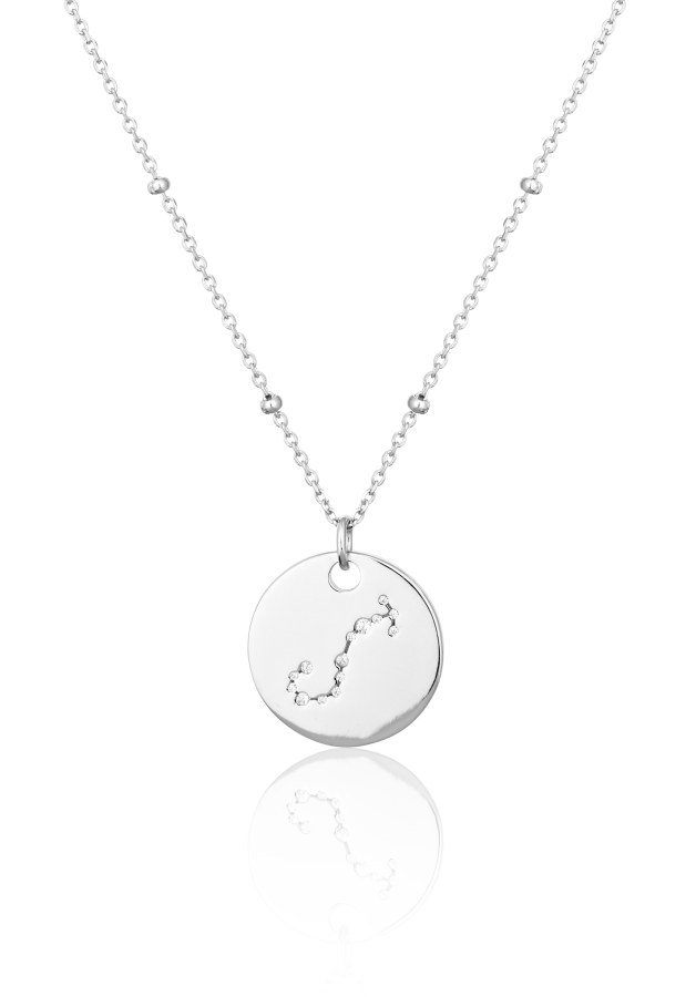 JVD Moderní stříbrný náhrdelník se zirkony Štír SVLN0327XH2BISI (řetízek, přívěsek) - Náhrdelníky