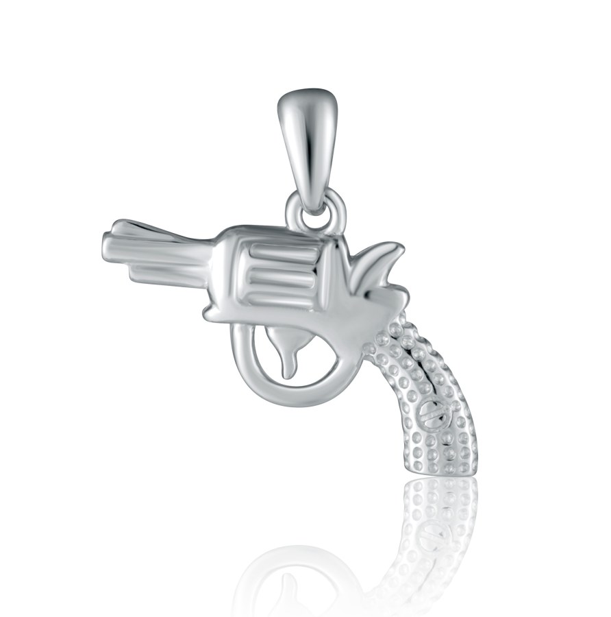 JVD Moderní stříbrný přívěsek Revolver SVLP0615XH20000 - Přívěsky Přívěsky na řetízky