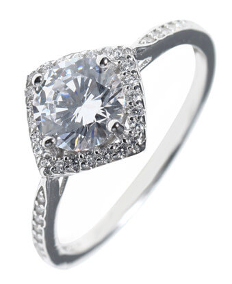 JVD Moderní stříbrný prsten se zirkony SVLR0331XH2BI 54 mm - Prsteny Prsteny s kamínkem
