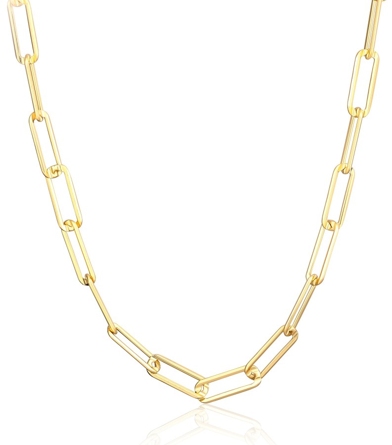 JVD Nadčasový pozlacený náhrdelník SVLN0581S61GO45 - Řetízky