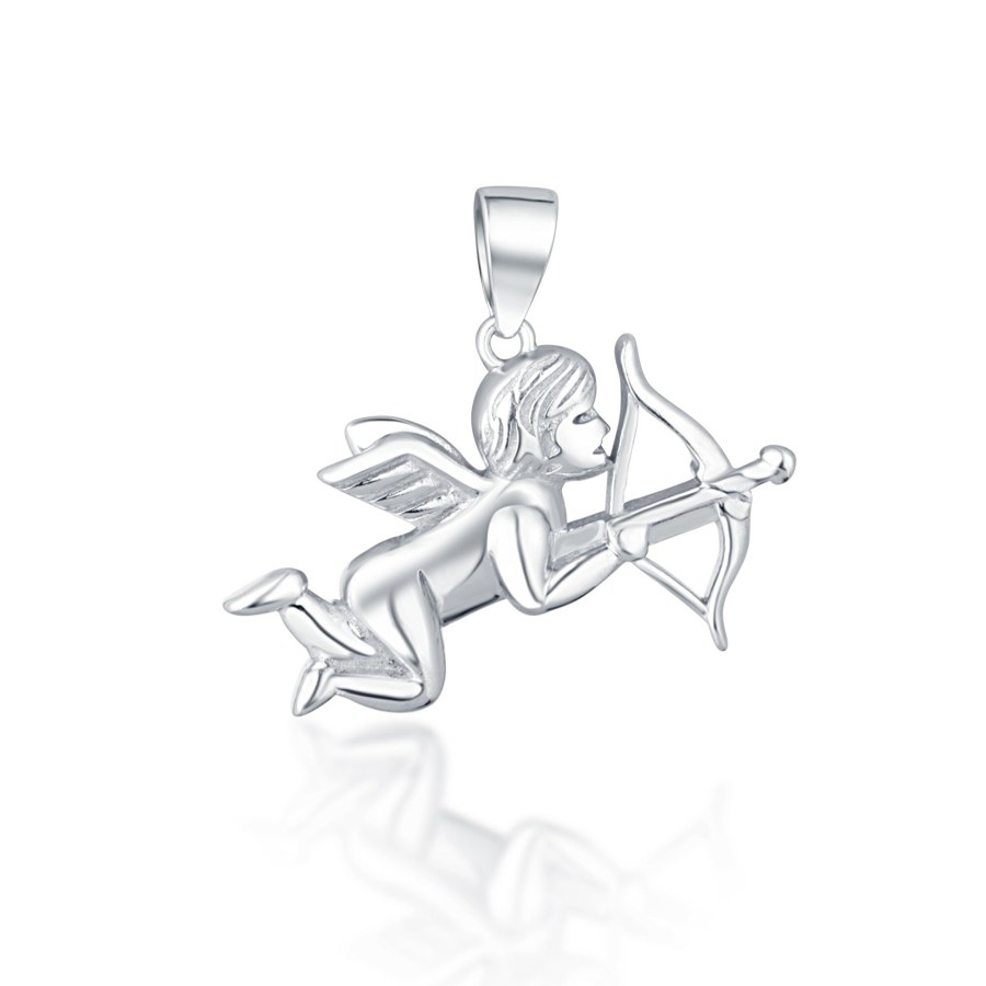 JVD Půvabný stříbrný přívěsek Amor SVLP0357XD50000