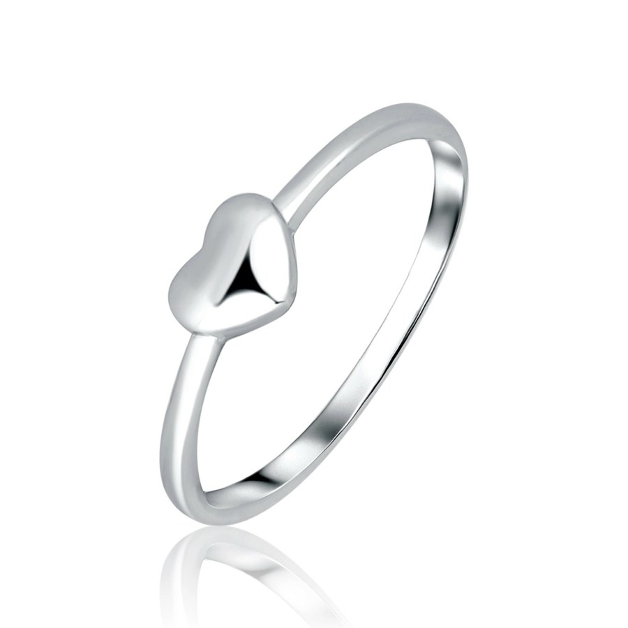 JVD Romantický stříbrný prsten SVLR1277X8600 54 mm - Prsteny Prsteny bez kamínku