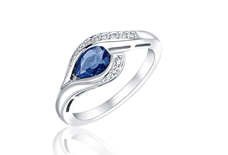 JVD Stříbrný prsten se zirkony SVLR0010SH8M4 52 mm - Prsteny Prsteny s kamínkem