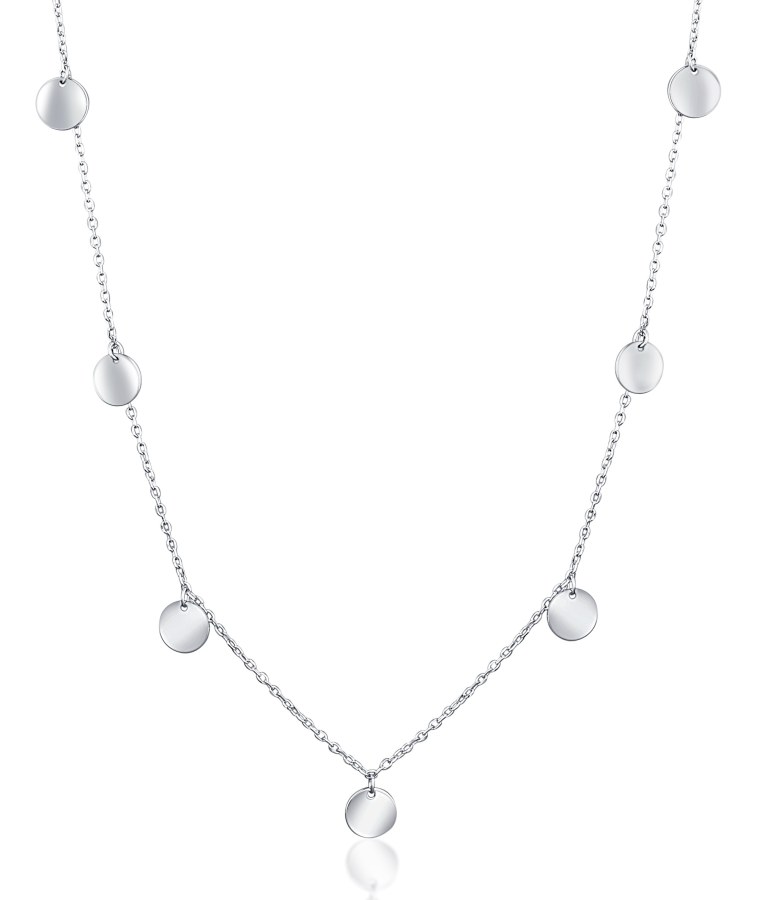 JVD Stylový stříbrný náhrdelník s přívěsky SVLN0336XH20000 - Náhrdelníky