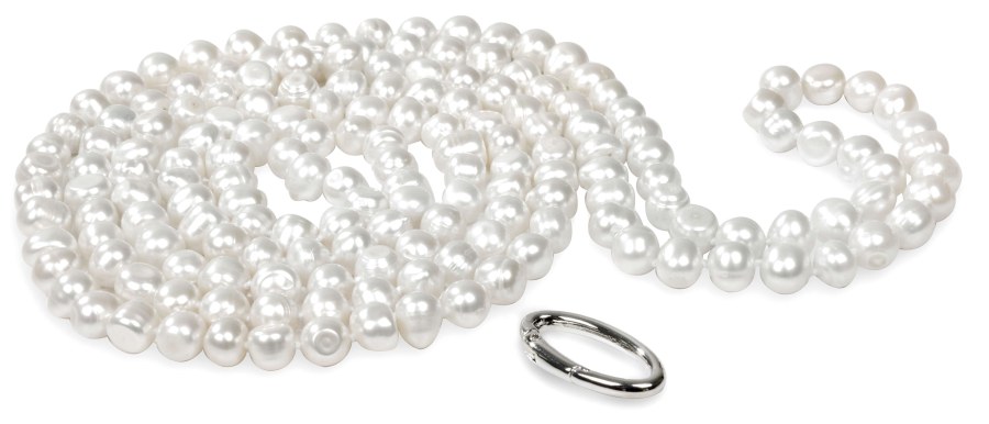 JwL Luxury Pearls Dlouhý náhrdelník z bílých pravých perel JL0076 - Náhrdelníky