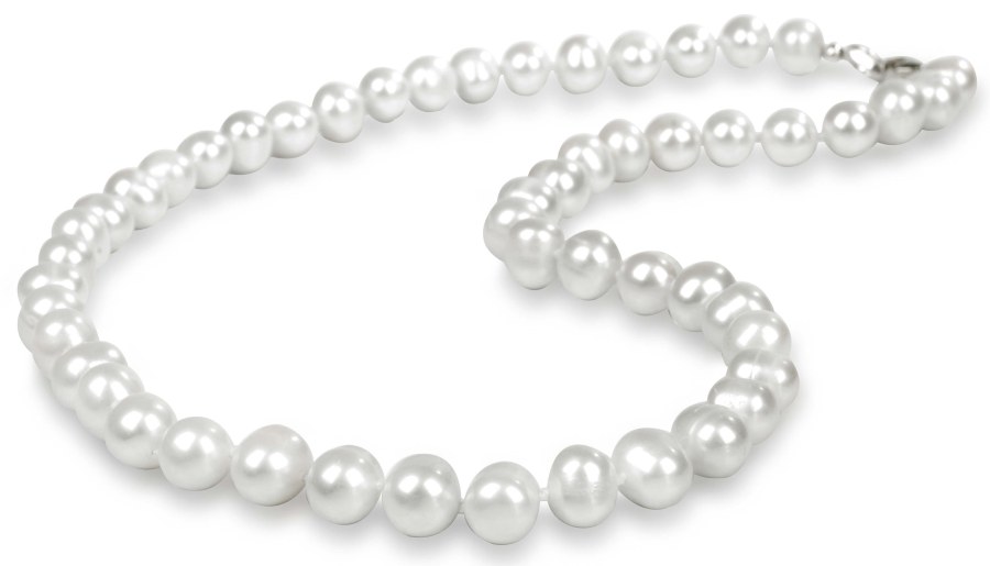 JwL Luxury Pearls Náhrdelník s pravými bílými perlami JL0264 - Náhrdelníky