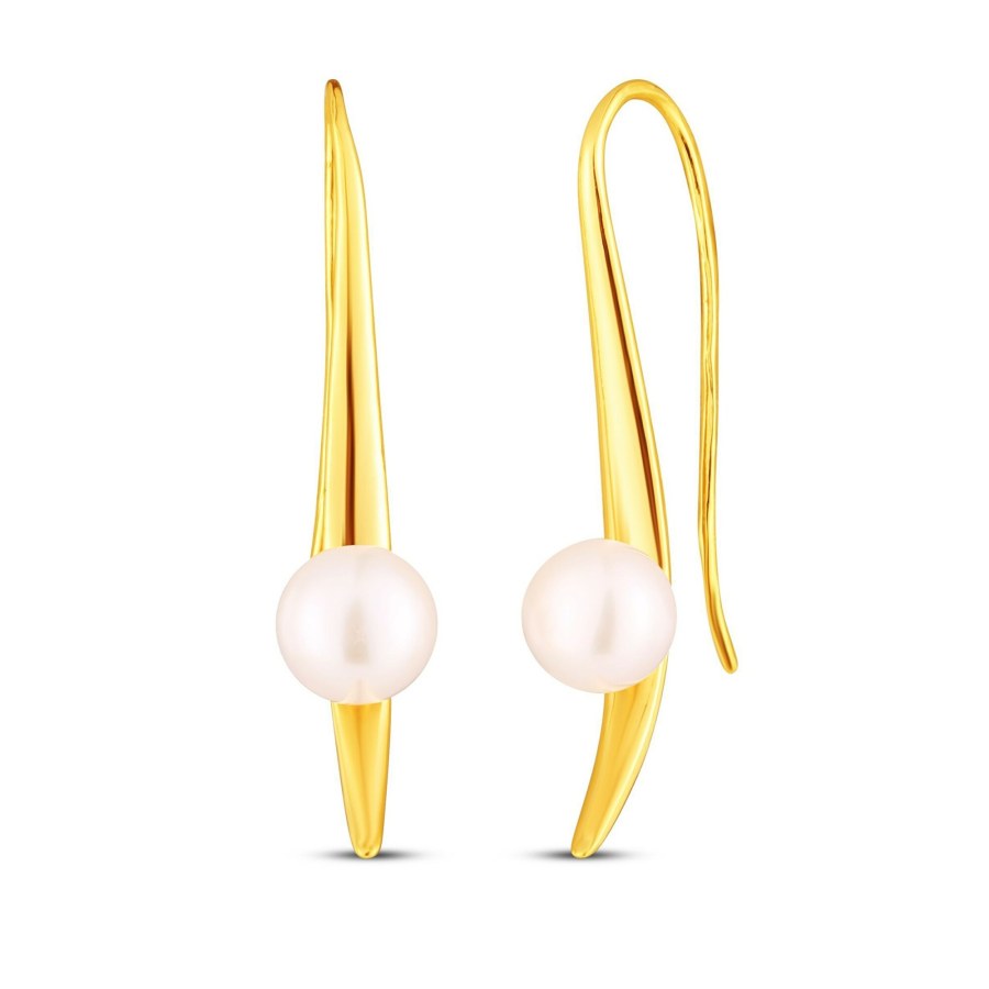 JwL Luxury Pearls Elegantní pozlacené náušnice s perlami JL0856 JwL Luxury Pearls Elegantní pozlacené náušnice s perlami JL0856 - Náušnice Visací náušnice