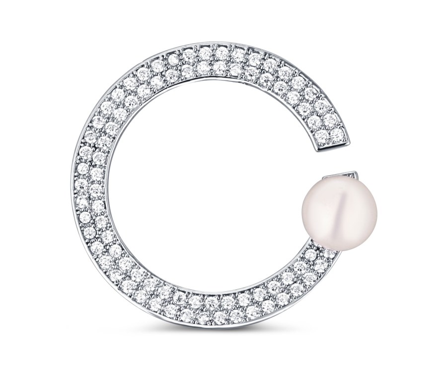 JwL Luxury Pearls Elegantní brož s pravou perlou JL0762 - Brože