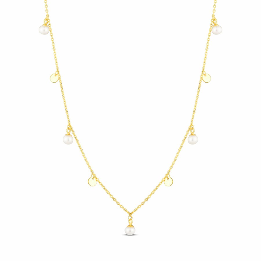 JwL Luxury Pearls Jemný náhrdelník s perlovými přívěsky JL0861 JwL Luxury Pearls Jemný náhrdelník s perlovými přívěsky JL0861 - Náhrdelníky