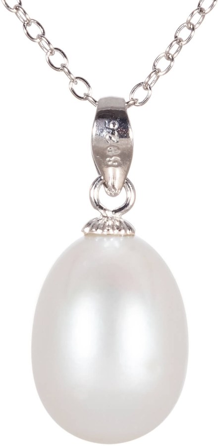 JwL Luxury Pearls Přívěsek s pravou bílou perlou JL0437 - Přívěsky a korálky