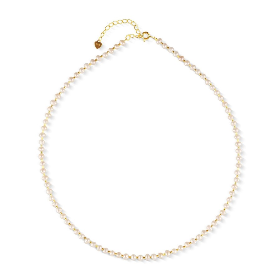 JwL Luxury Pearls Minimalistický perlový náhrdelník JL0862 JwL Luxury Pearls Minimalistický perlový náhrdelník JL0862 - Náhrdelníky