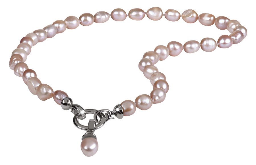 JwL Luxury Pearls Náhrdelník z pravých růžových perel JL0555 JwL Luxury Pearls Náhrdelník z pravých růžových perel JL0555 - Náhrdelníky