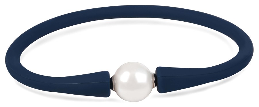 JwL Luxury Pearls Sportovní perlový náramek modrý JL0342 - Náramky Kožené náramky