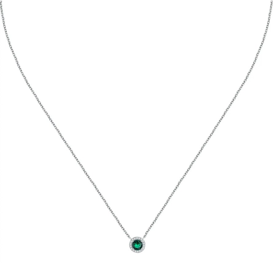 La Petite Story Elegantní stříbrný náhrdelník se zirkony Silver LPS10AWV06 - Náhrdelníky