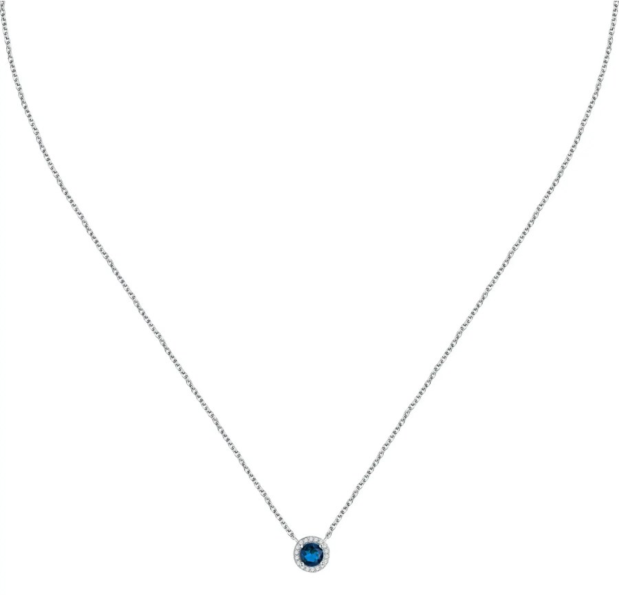 La Petite Story Elegantní stříbrný náhrdelník se zirkony Silver LPS10AWV07 - Náhrdelníky