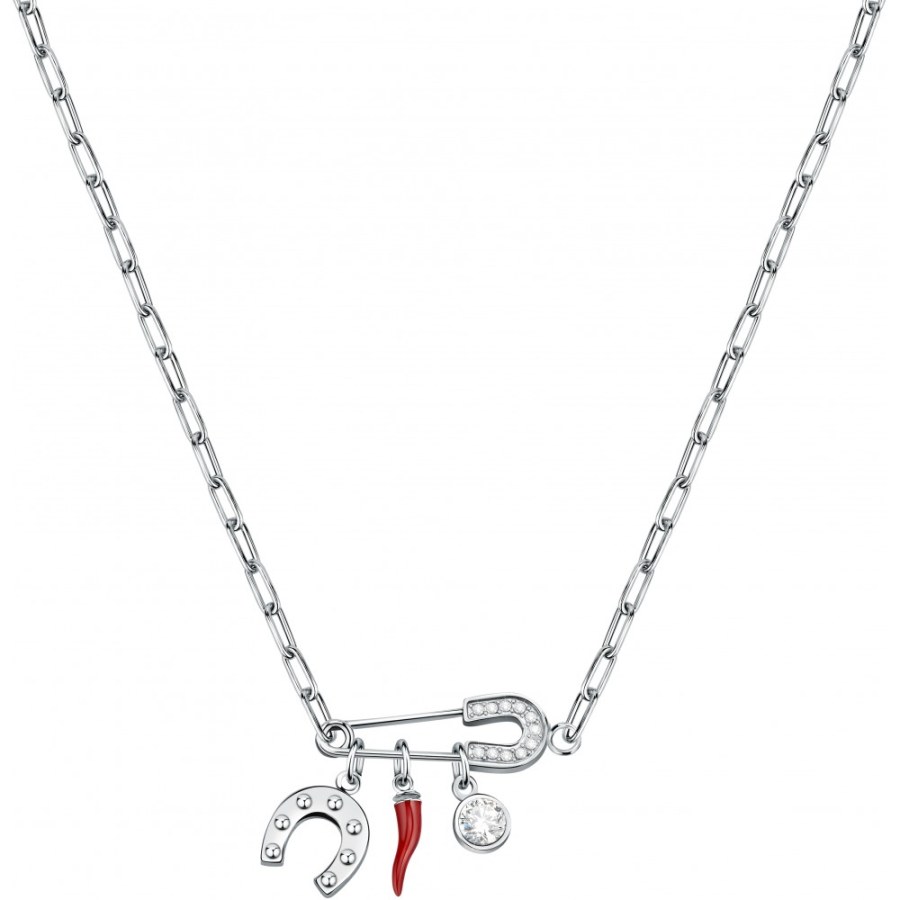 La Petite Story Moderní ocelový náhrdelník s přívěsky Friendship LPS10ARR02 - Náhrdelníky