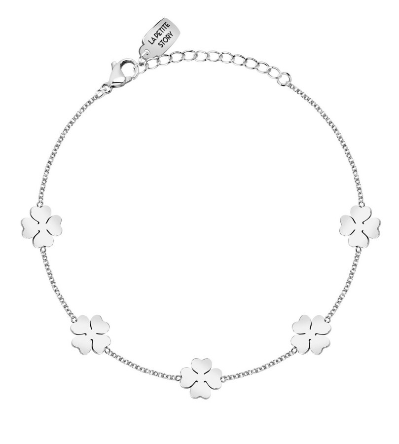 La Petite Story Ocelový náramek se čtyřlístky Friendship LPS05ARR106 - Náramky Náramky se symboly
