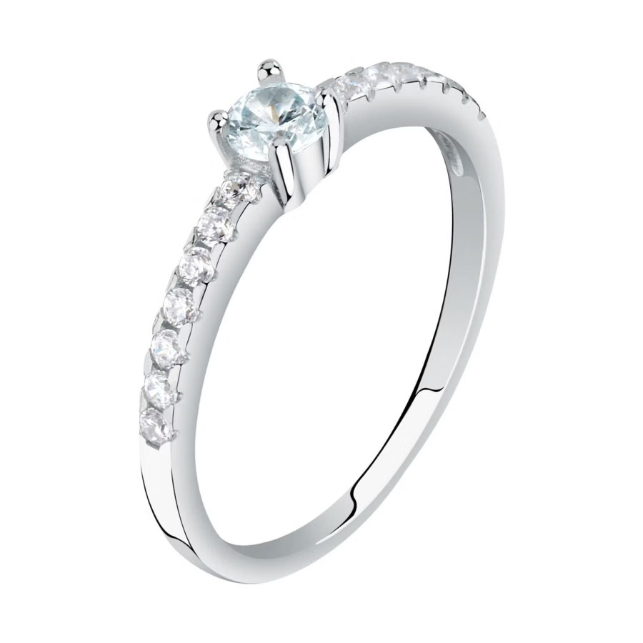 La Petite Story Okouzlující stříbrný prsten se zirkony Silver LPS03AWV090 58 mm - Prsteny Prsteny s kamínkem